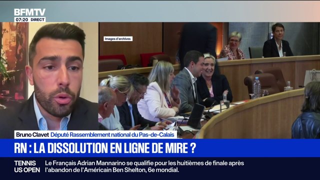 Vote de confiance Nous voulons Marine Le Pen à l'Élysée et Jordan Bardella à Matignon , en cas de départ de François Bayrou, indique Bruno Clavet, député (RN)