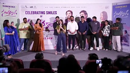 Actress Virti Vaghani Speech at Celebrating Smiles of Sundarakanda Movie | Maa Stars Tv.