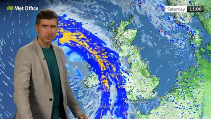 Met Office Saturday Morning Weather Forecast 30/08/2025