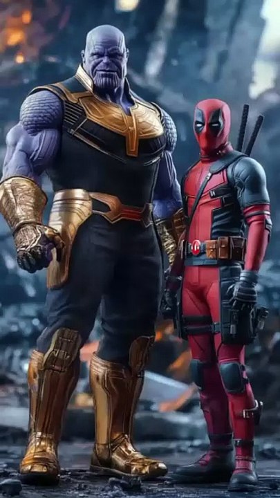 👌 “Thinos vs Deadpool AI Fusion⚔️🤖
