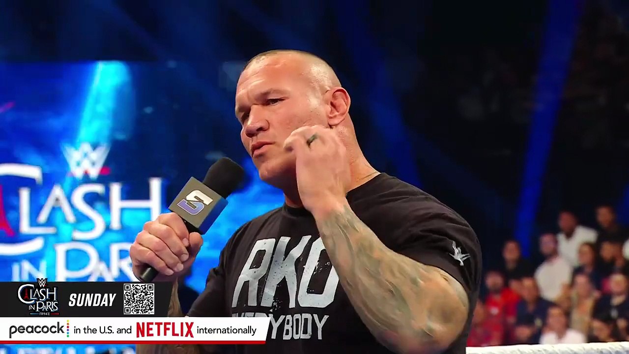 WWE SMACKDAWN 29 AUGUEST 2025 RANDY ORTON AND DREW MCYNTYRE ENGAGE IN A HUGE BRAWL