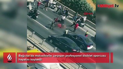 İstanbul'da motosikletle çarpışan profesyonel bisiklet sporcusu hayatını kaybetti