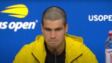 US Open 2025 - Carlos Alcaraz : "Mon genou ? Ça me gênait donc j'étais inquiet mais..."