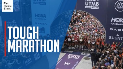 Mont Blanc Ultra Trail begins under the rain in France