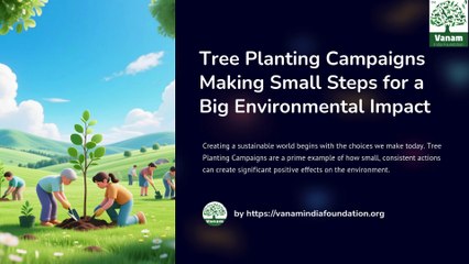Tree Planting Campaigns Making Small Steps for a Big Environmental Impact