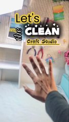 clean the craft studio #diy #crafts #creativefatima #art