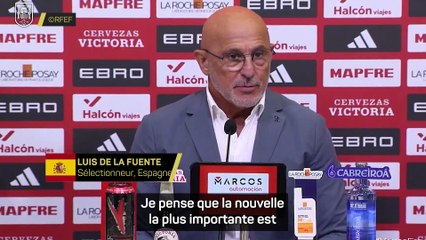 Luis de la Fuente heureux du retour de Rodri et Carvajal