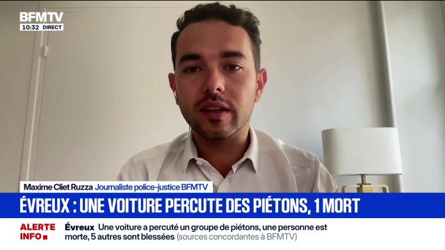 Évreux: une voiture a percuté un groupe de piétons, une personne est morte et cinq autres sont blessés