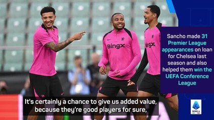 Roma 'not begging' for Sancho - Gasperini