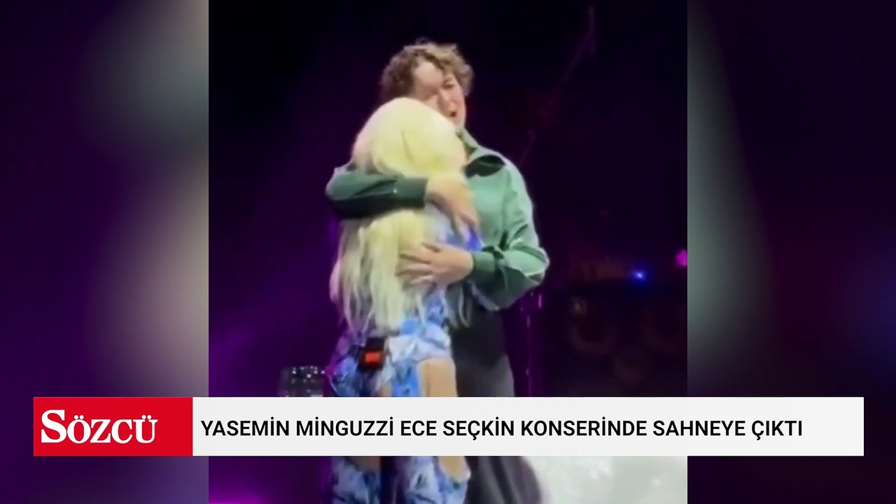 Yasemin Minguzzi Ece Seçkin konserinde sahneye çıktı