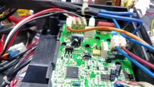 Haier DC inverter AC E7 error code AC PCB #378