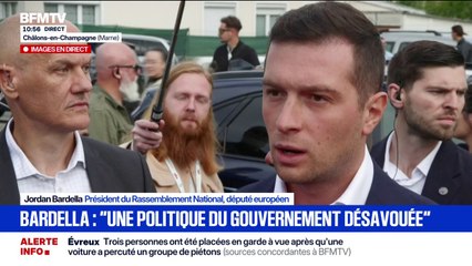 Jordan Bardella (RN): "Aujourd'hui, ceux qui sont au pouvoir sont des facteurs d'instabilité"