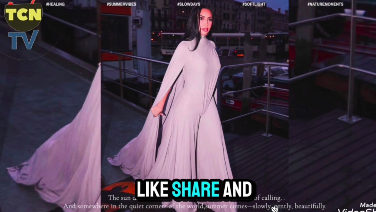 Kim Kardashian Maison Margiela Goddess Dress Venice 2025