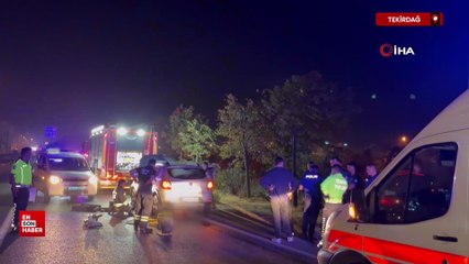 Tekirdağ'da arabanın altında metrelerce sürüklenerek can verdi