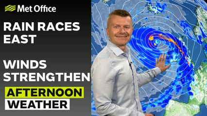 Met Office Afternoon Weather Forecast 30/08/2025 - Cloudy and wet for many