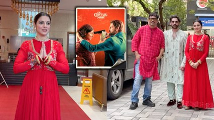Ek Chatur Naar: Neil Nitin Mukesh, Divya Khossla & Umesh Shukla Spotted Promoting Their Upcoming Movie