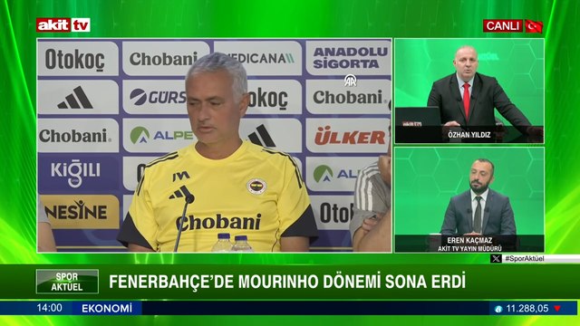 Spor Aktüel - Özhan Yıldız/Eren Kaçmaz Fenerbahçe'de Mourinho dönemi sona erdi 30.08.2025