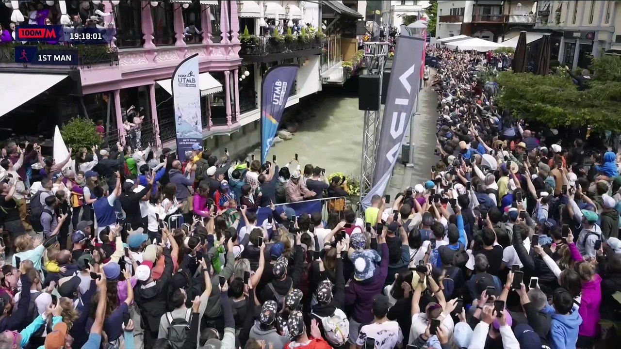 Les images de l'arrivée de Tom Evans à Chamonix - Ultra-trail - UTMB
