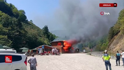 Giresun’un gözde tabiat parkında yangın felaketi
