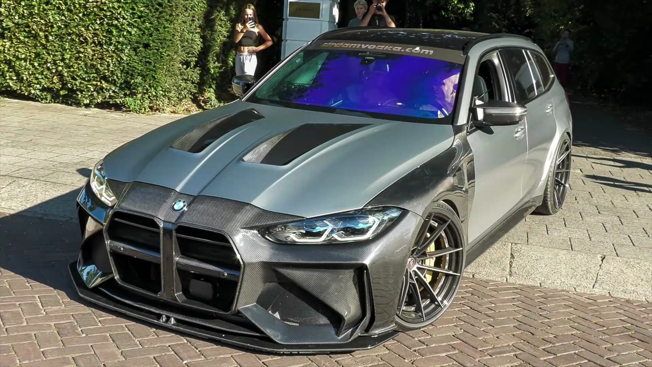 Supercars Leaving Car Meet - Praga Bohema, Aventador SVJ, 800HP M3 Touring, 765LT, Prior Design 458