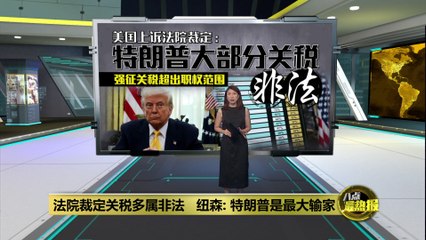 美国上诉法院裁定特朗普部分关税违法，影响全球贸易⚖️
