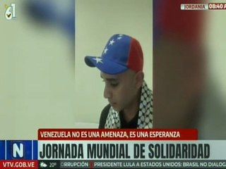 Jordania | Venezuela recibe mensajes de solidaridad mundial ante amenazas de los Estados Unidos