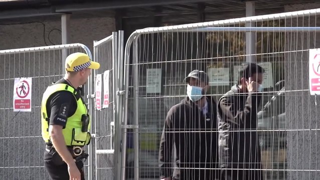 Protestors gather outside Epping hotel housing asylum seekers
