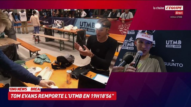 Evans : « Je suis fier d’avoir su transformer mes échecs passés en force » - Ultra-trail - UTMB