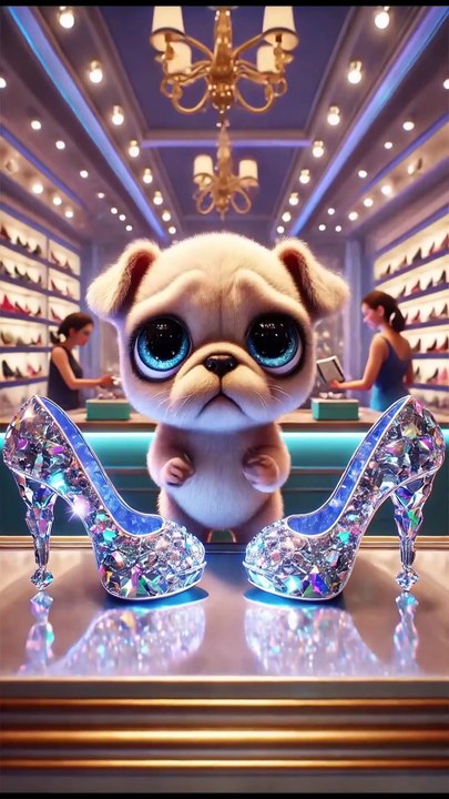 Why Did This Cute Frenchie Buy Glass Slippers  Does It Have a Princess Dream Too  👑🐶