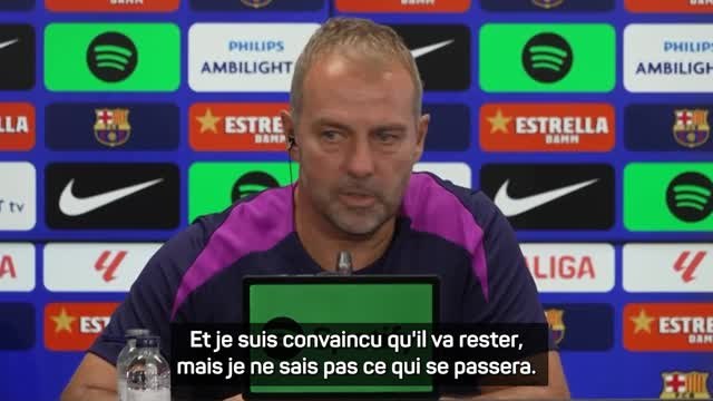 Barcelone - Flick convaincu que Fermin Lopez va rester