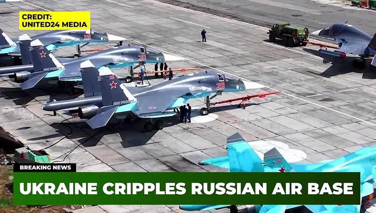 Colpo da maestro dell'Ucraina- base di bombardieri russi completamente distrutta - Watch