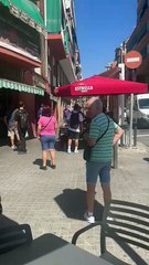 Vecinos retienen a un ladrón en La Salut, Badalona