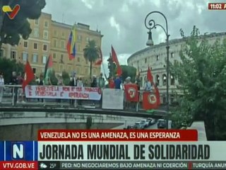 Italia con Venezuela: Jornada mundial de solidaridad ante agresiones imperiales
