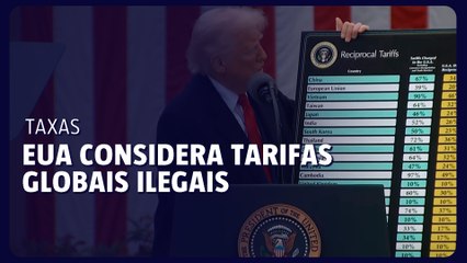 Tribunal de apelação dos EUA considera tarifas globais de Trump ilegais