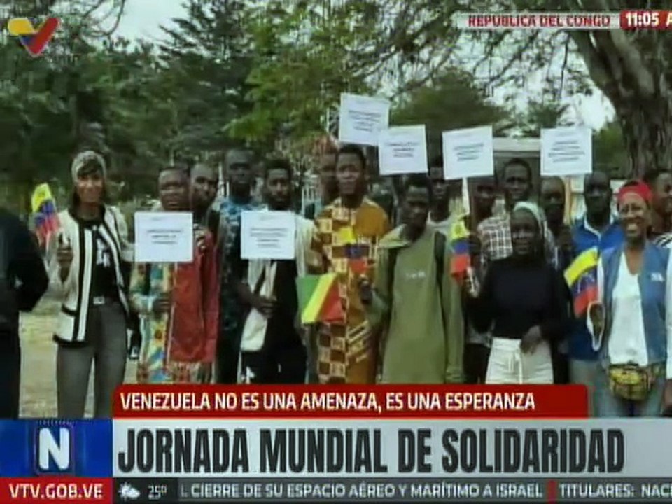 República del Congo se suma a la jornada mundial en solidaridad con Venezuela