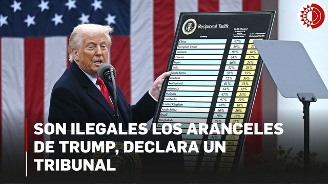 Son ilegales los aranceles de Trump, declara un tribunal