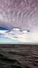 a rare cloud formation called a fallstreak hole_ caused when supercooled water suddenly turns to ice