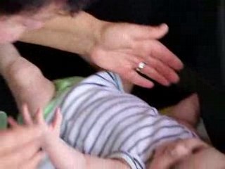 Marie rigole avec mamie