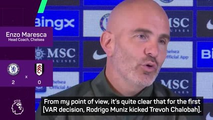 Maresca and Silva disagree over VAR ruling in Chelsea win