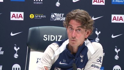 Tottenham manager Thomas Frank previews their opening Premier League match at home to Bournemouth.