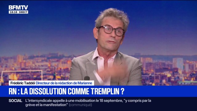 Marine Le Pen: Il y a un vrai problème de constitutionnalité dans cette inéligibilité , estime Frédéric Taddeï, directeur de la rédaction de Marianne