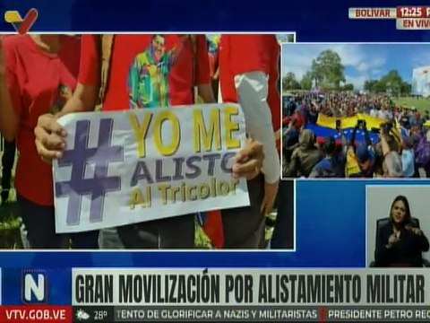 Cuerpos combatientes del edo. Bolívar continúan acercándose a los 70 puntos de alistamiento militar