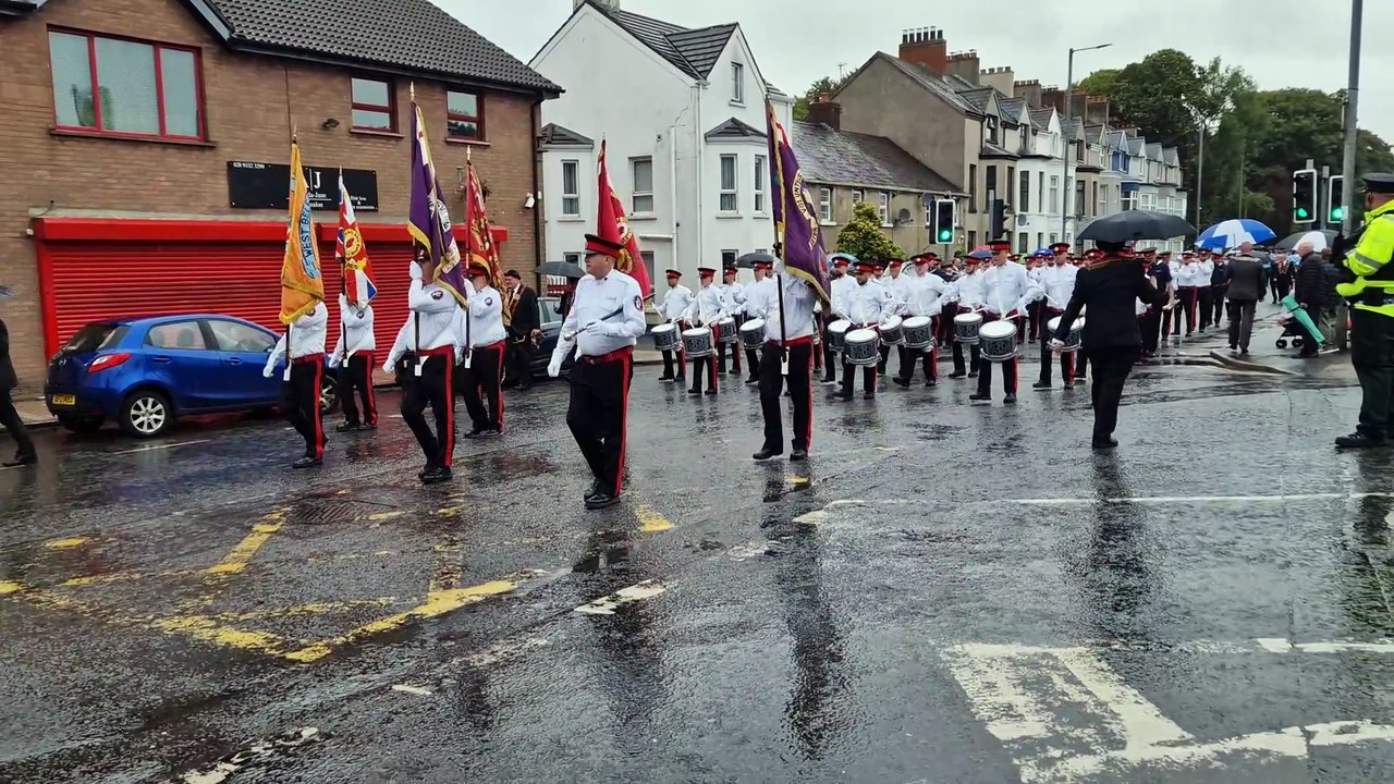 The City of Belfast Grand Black Chapter Last Saturday parade 2025, Ballyclare.