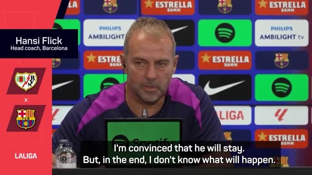 'His heart is with Barca' - Hansi Flick 'convinced' Fermin Lopez will stay