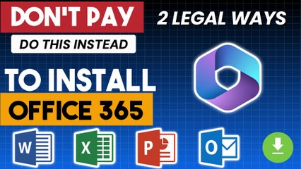 2 Best Ways to Get Microsoft Office 365 | Genuine & Legal - BONUS Tip💡[2025]