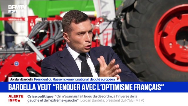 Crise politique: Sans doute François Bayrou faisait la sieste , ironise Jordan Bardella, président du RN