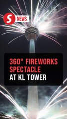 KL Tower marks National Day with panoramic fireworks show