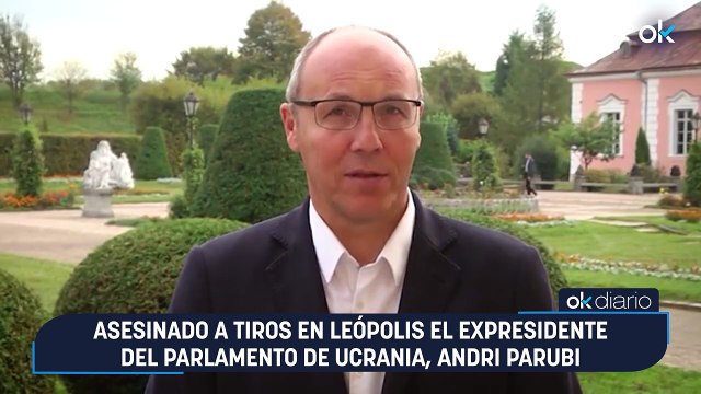 Asesinado a tiros en Leópolis Andri Parubi, ex presidente del Parlamento de Ucrania
