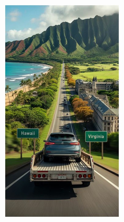 Hawaii to Virginia Car Shipping