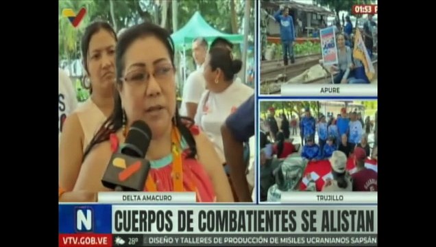 Delta Amacuro | Cuerpo combatiente de los pueblos originarios se suman al alistamiento militar